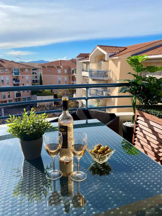 Port-Frejus, Le Paladien, Appartement 2 Pieces Climatise, Terrasse & Parking Eksteriør bilde
