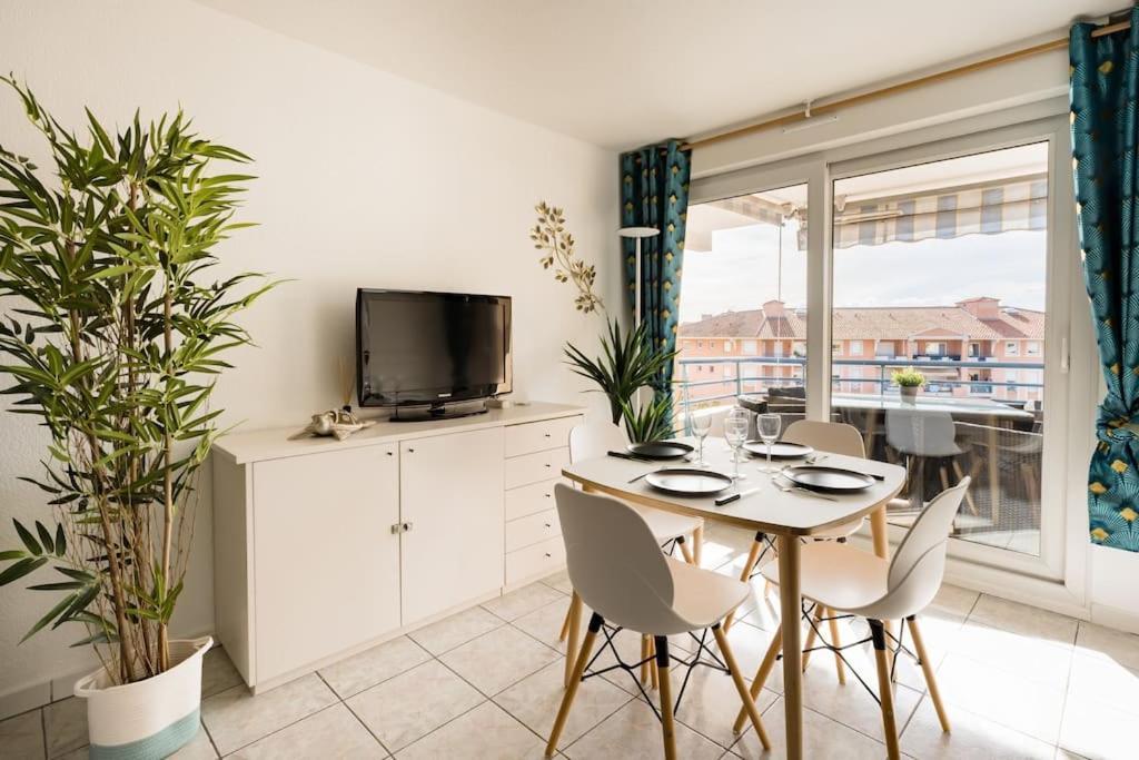Port-Frejus, Le Paladien, Appartement 2 Pieces Climatise, Terrasse & Parking Eksteriør bilde