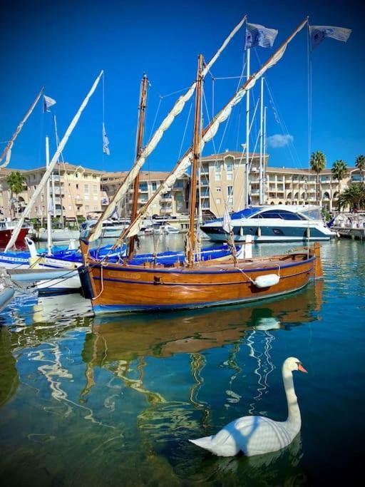 Port-Frejus, Le Paladien, Appartement 2 Pieces Climatise, Terrasse & Parking Eksteriør bilde