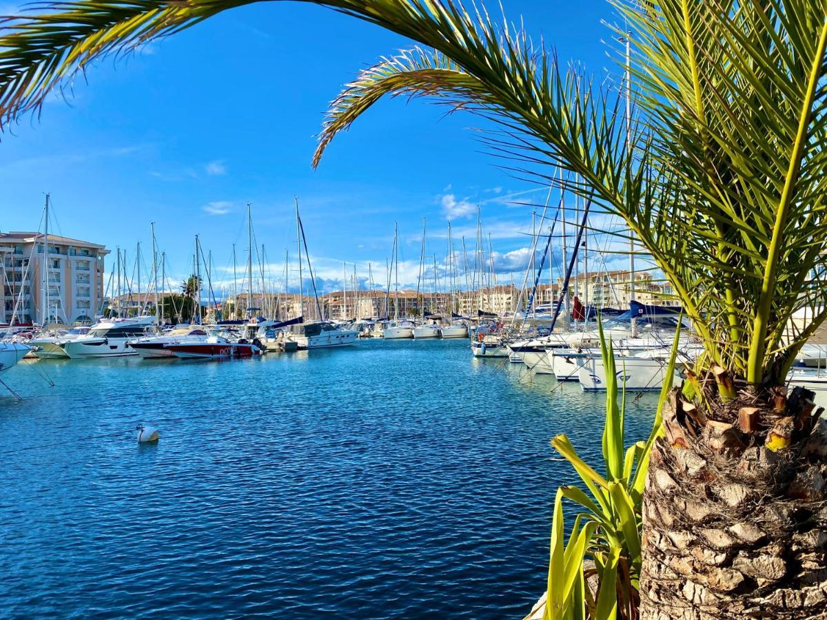 Port-Frejus, Le Paladien, Appartement 2 Pieces Climatise, Terrasse & Parking Eksteriør bilde